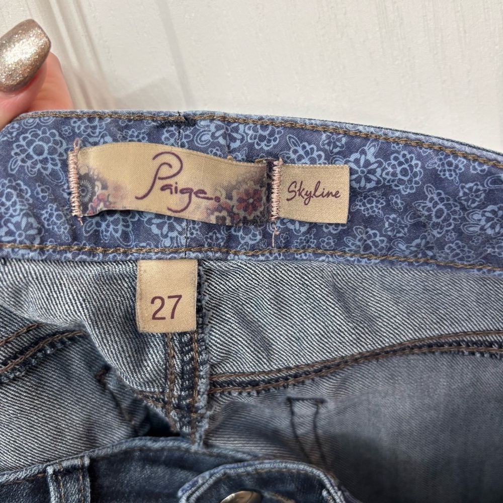 Dark Wash Skinny Jeans | Paige Denim 27 - Picture 6 of 14